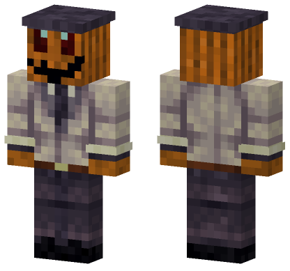 Pumpkin Suit Minecraft Bedrock skin