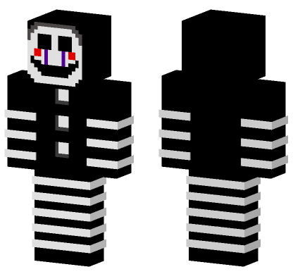 Puppet FNAF Skin Minecraft Bedrock skin