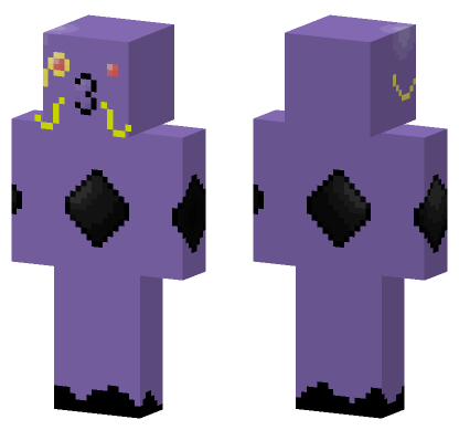 Purple Blob Creature Minecraft Bedrock skin