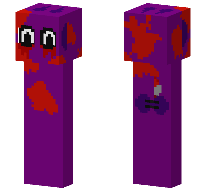 Purple Blob Monster Minecraft Bedrock skin