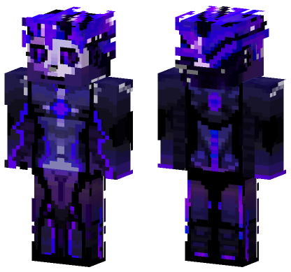 Purple Cat Character Minecraft Bedrock skin