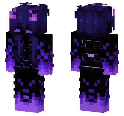Purple Demon Skin Minecraft Bedrock skin