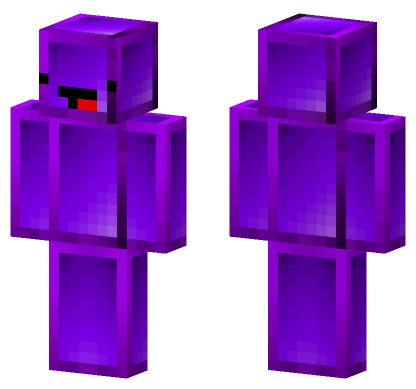 Purple Derp Minecraft Bedrock skin