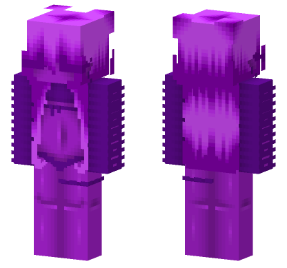 Purple E-girl Outfit Minecraft Bedrock skin