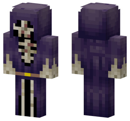 Purple Grim Reaper Minecraft Bedrock skin