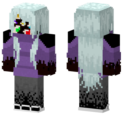 Purple Ice Mage Minecraft Bedrock skin