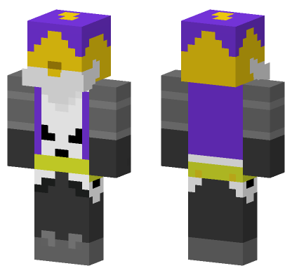 Purple King Outfit Minecraft Bedrock skin