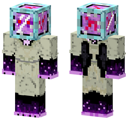 Purple Loser Minecraft Bedrock skin