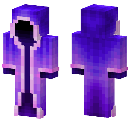 Purple Mage Minecraft Bedrock skin