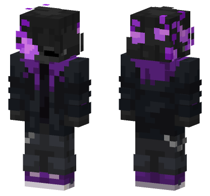 Purple Nightmare Skin 3 Minecraft Bedrock skin
