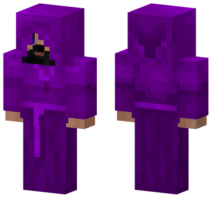 Purple Robe Skin Minecraft Bedrock skin