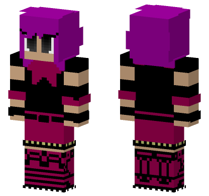 Purple Shadow Teleporter Minecraft Bedrock skin