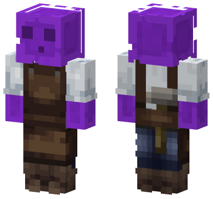 Purple Slime Minecraft Bedrock skin