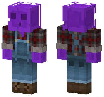 Purple Slime Minecraft Bedrock skin