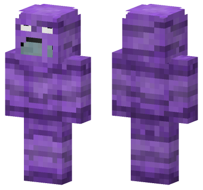 Purple Slime Mob Minecraft Bedrock skin