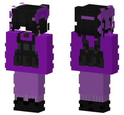 Purple Version Minecraft Bedrock skin