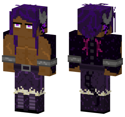 Purple Warrior Armor Minecraft Bedrock skin