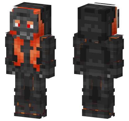 Pyra Fire Guardian Minecraft Bedrock skin