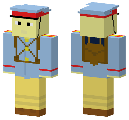 Qing Uniform 1910 Minecraft Bedrock skin