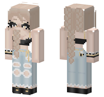 Queen Bee Casual Outfit Minecraft Bedrock skin