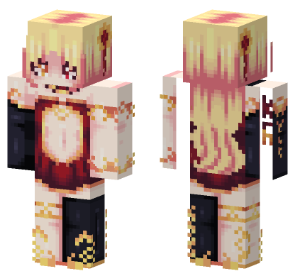 Queen Of Embers Resurrection Minecraft Bedrock skin