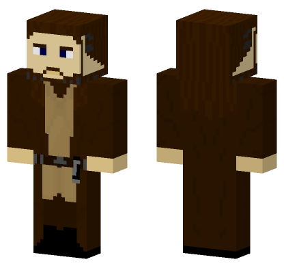 Qui Gon Jinn Star Wars Minecraft Bedrock skin