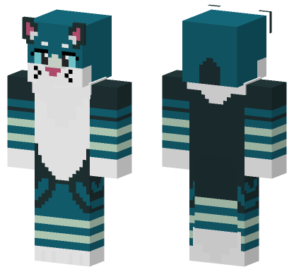 Quinn Cat Minecraft Bedrock skin