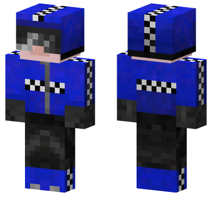 Racing Driver 1 Minecraft Bedrock skin