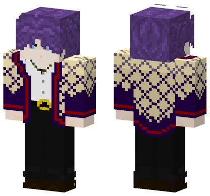 Rafayel Love Deepspace Lads Minecraft Bedrock skin