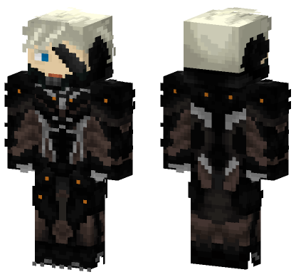 Raiden Jack The Ripper Metal Gear Minecraft Bedrock skin