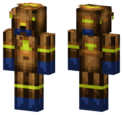 Raijin Thunder Minecraft Bedrock skin