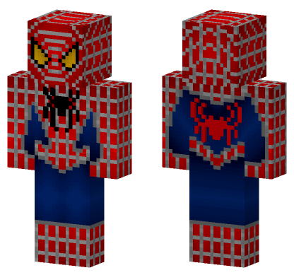 Raimi Trilogy Spider-Man Minecraft Bedrock skin