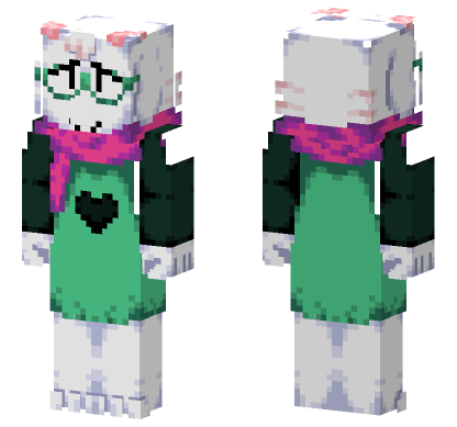 Ralsei Deltarune Minecraft Bedrock skin