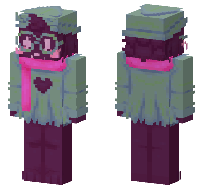 Ralsei Deltarune Minecraft Bedrock skin