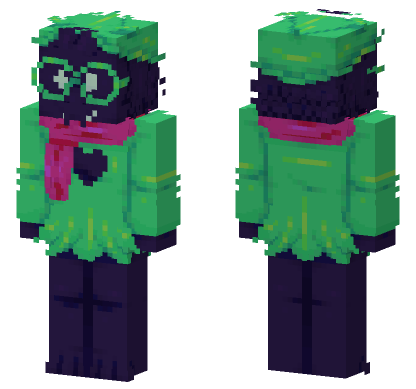 Ralsei Deltarune Remake Minecraft Bedrock skin