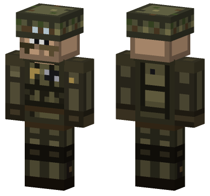 Ranger Operator 12 Minecraft Bedrock skin