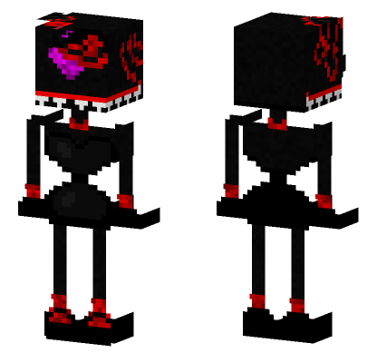 Raptor Long Legs Wither Storm Minecraft Bedrock skin