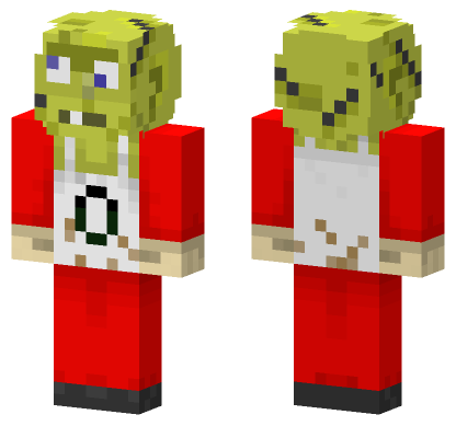 Rare Zippy Zombie Minecraft Bedrock skin