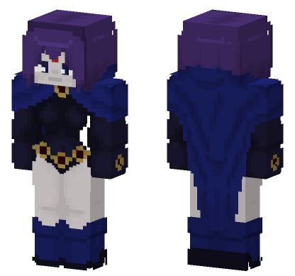 Raven Teen Titans Minecraft Bedrock skin