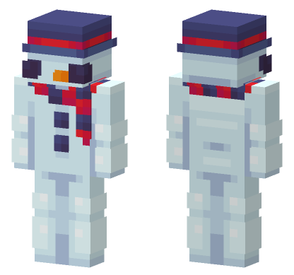 Ray Snowman Skin Minecraft Bedrock skin