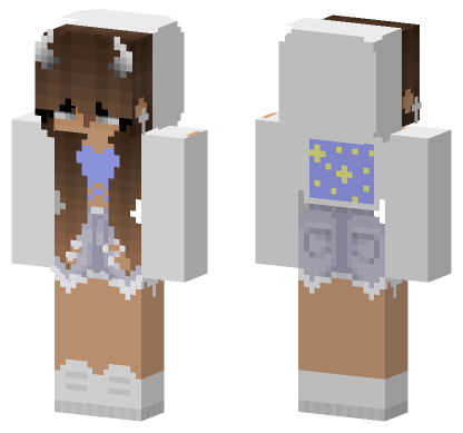 Reaching For The Stars Minecraft Bedrock skin