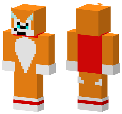 Realclass Turbo Tails Minecraft Bedrock skin