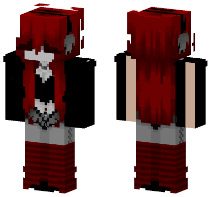 Red And Black Knight Minecraft Bedrock skin