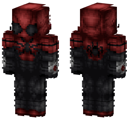 Red Armored Knight Minecraft Bedrock skin