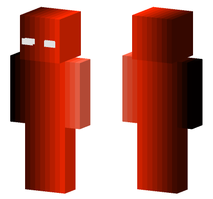 Red Brick Character Minecraft Bedrock skin