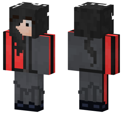 Red Cadet Female Minecraft Bedrock skin