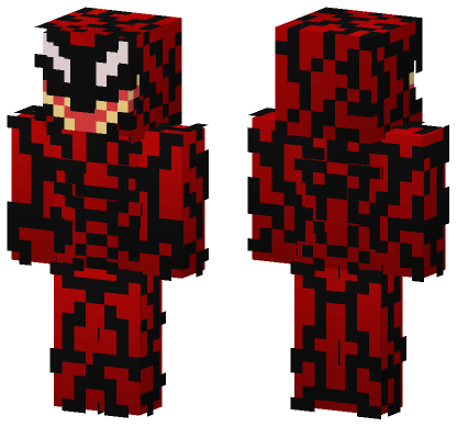 Red Carnage Skin Minecraft Bedrock skin