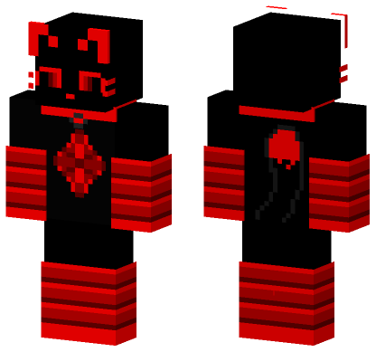 Red Cat Outfit Minecraft Bedrock skin
