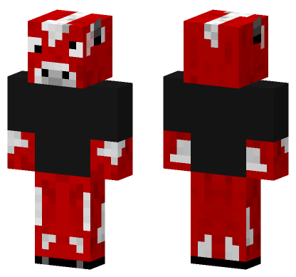 Red Cow Skin Minecraft Bedrock skin