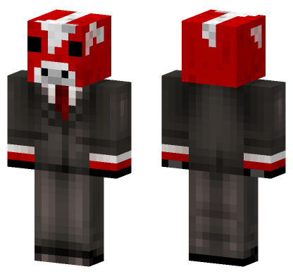 Red Cow Suit Minecraft Bedrock skin